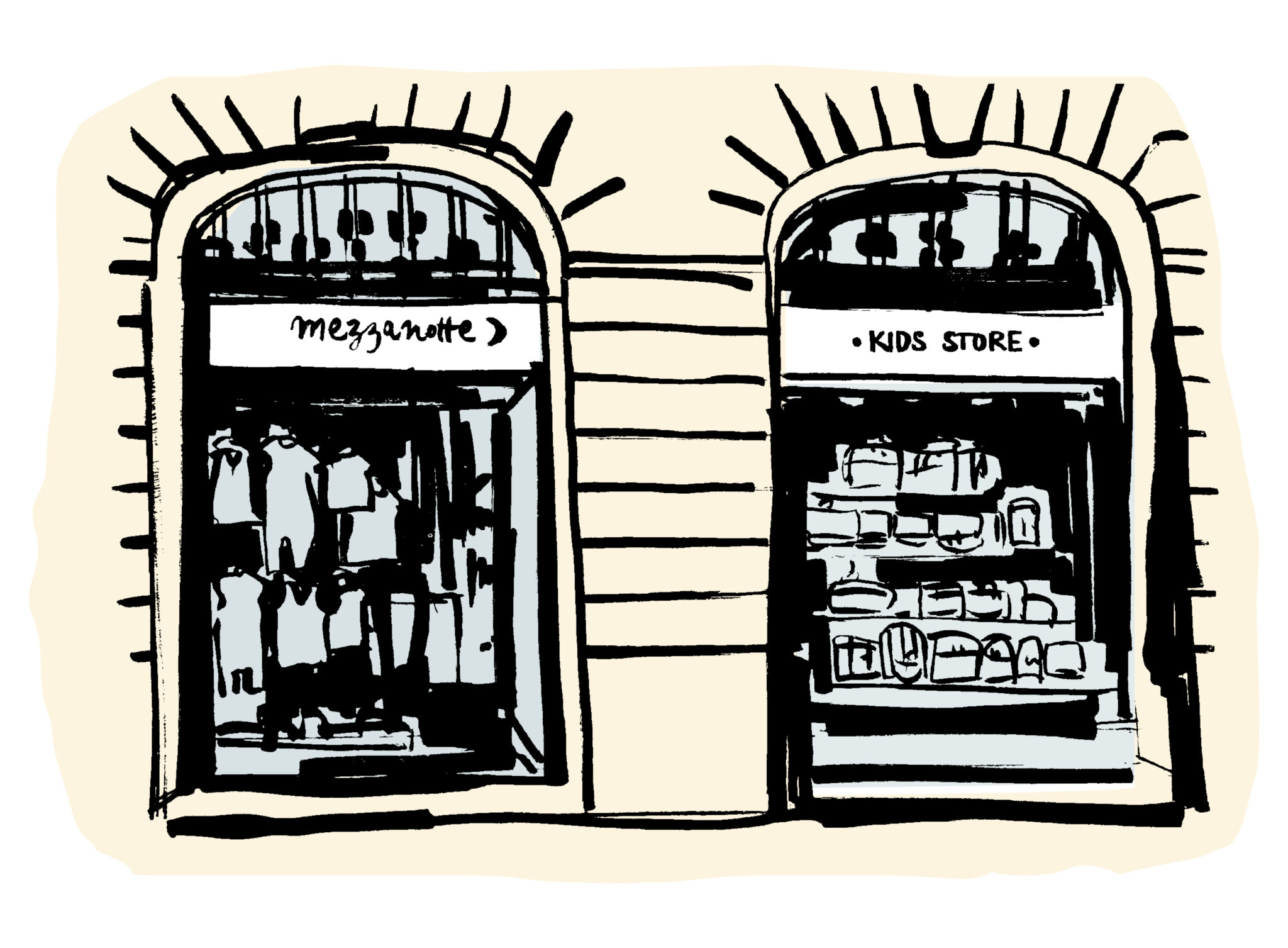 negozio Mezzanotte_illustr