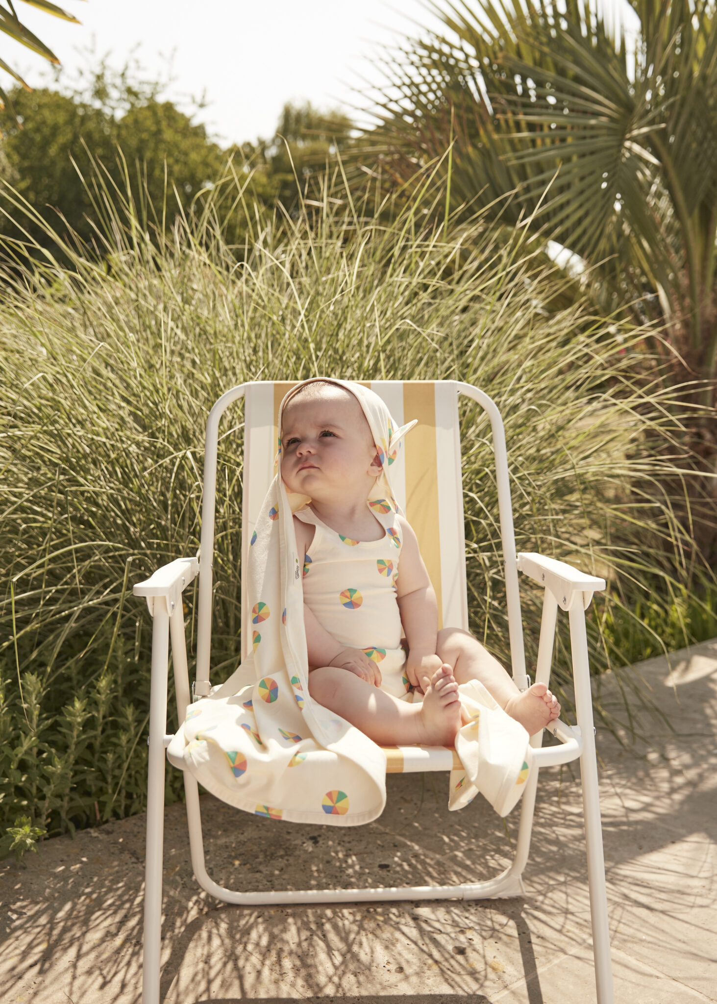 bonniemob-ss2423-CARP_baby vest bodysuit_CLOWNFISH_ BABY BLANKET_PARASOL__BONNIEMOB_SS24