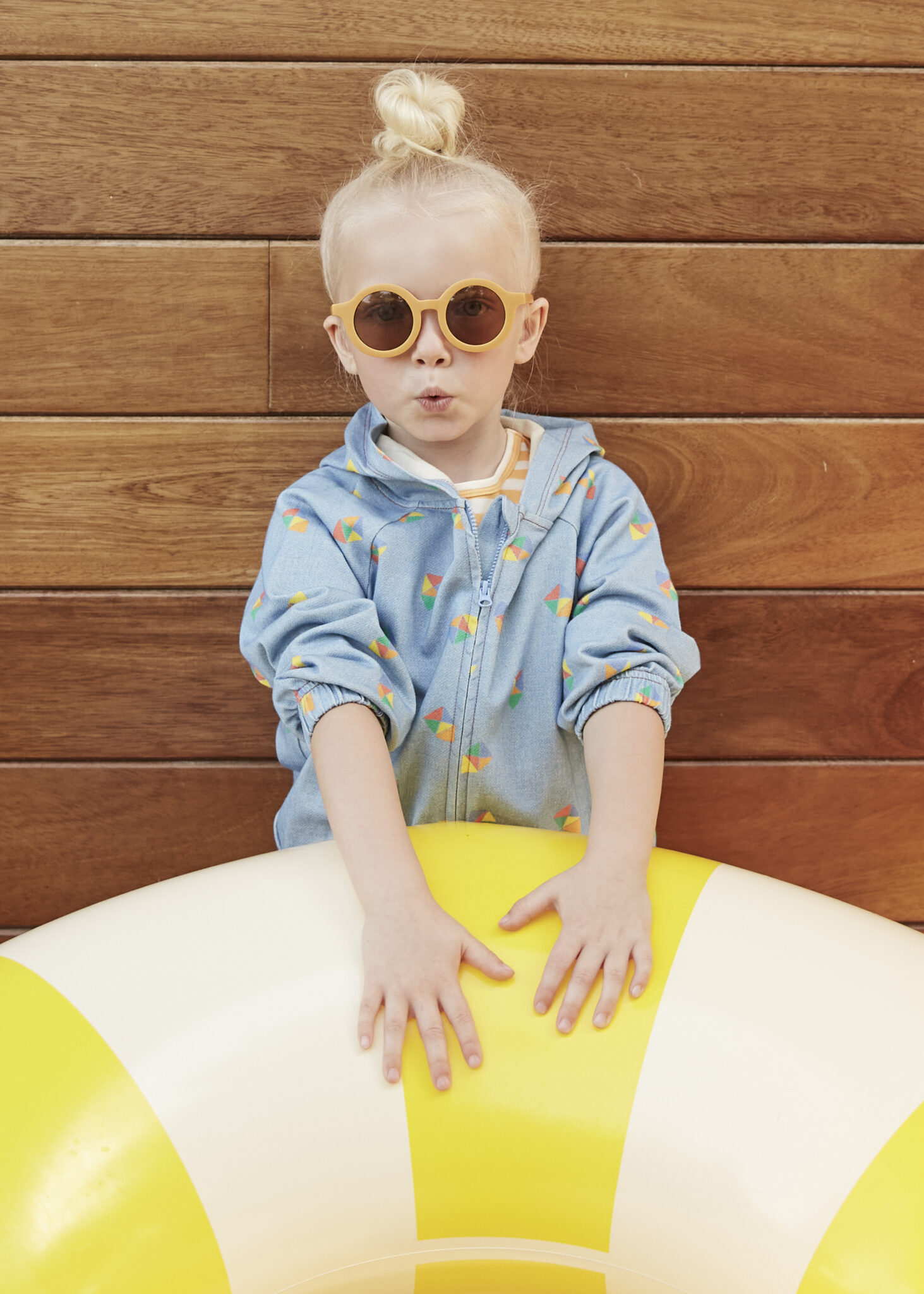 bonniemob-ss2423-MARLIN_ kids Hoodie_denim_BONNIEMOB_SS24_7