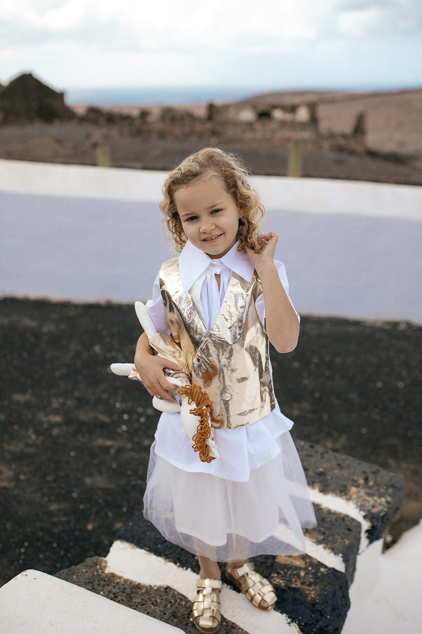 pèpè children shoes scimparello SS24 scarpe bambino oro