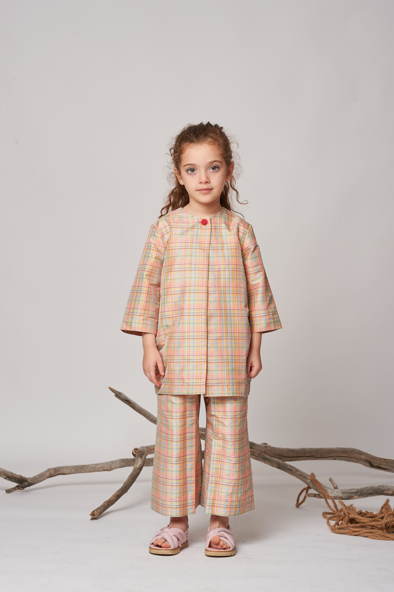 checks outfit for girls