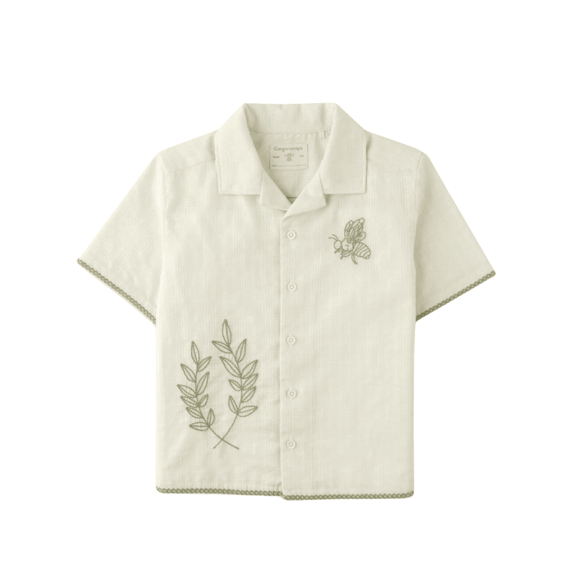 camicia bambino con ricami