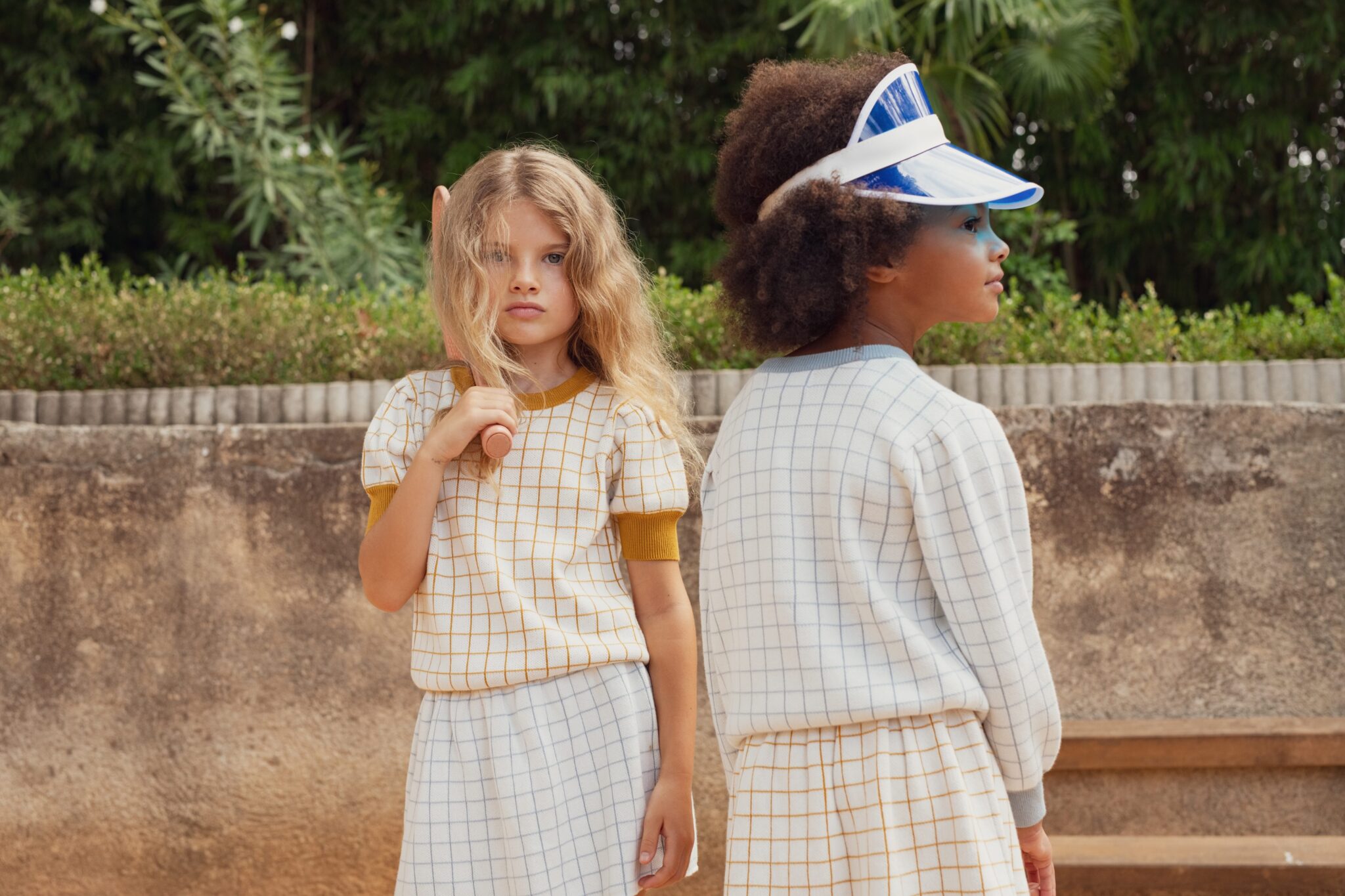 girls playing tennis