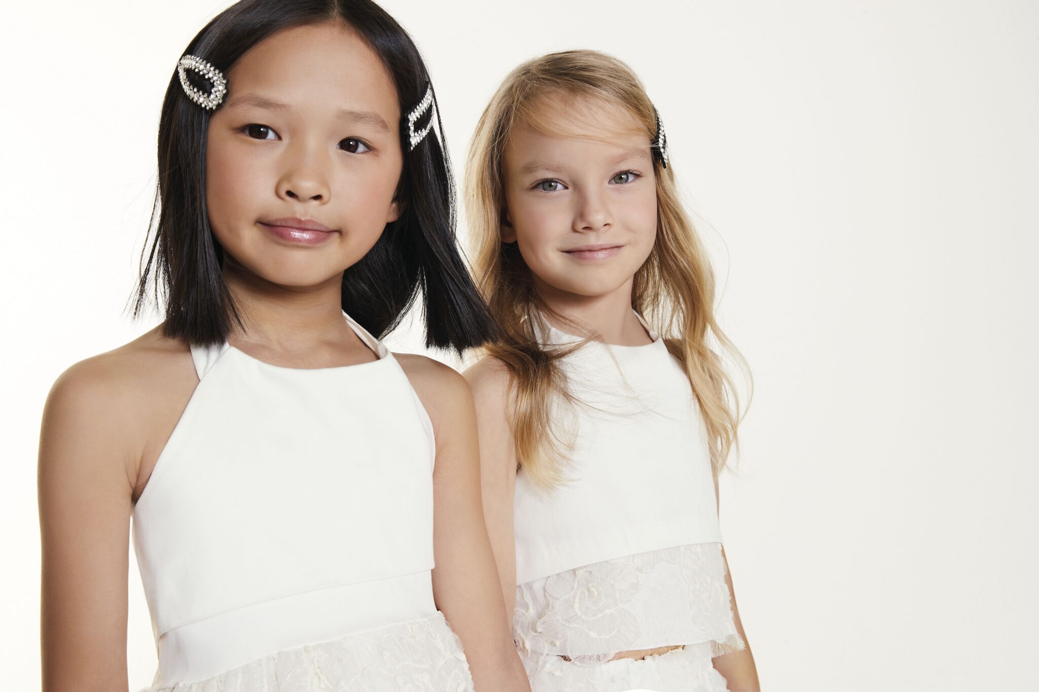 white outfits for girls, simonetta made in italy