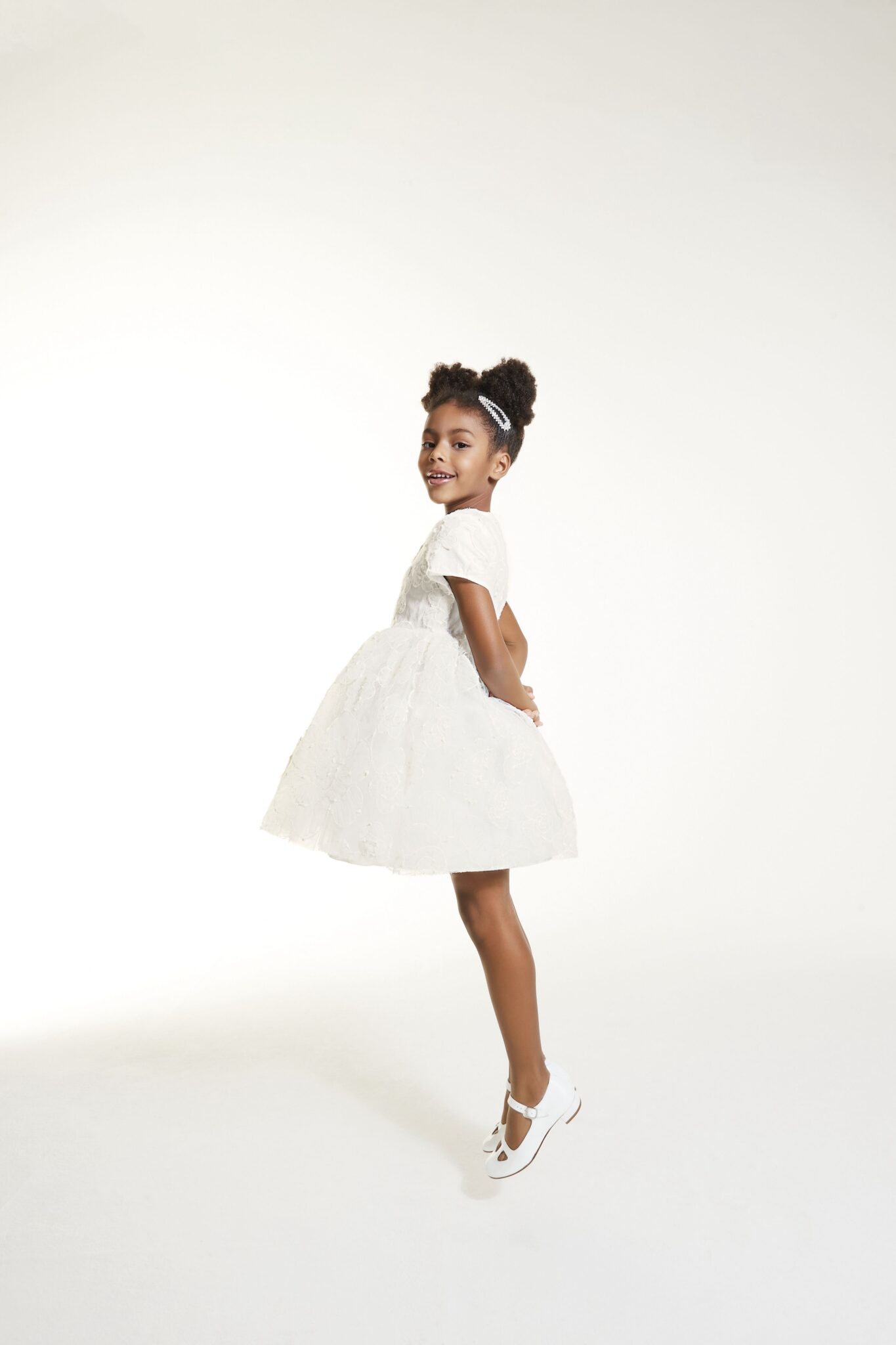white dress, girl, simonetta