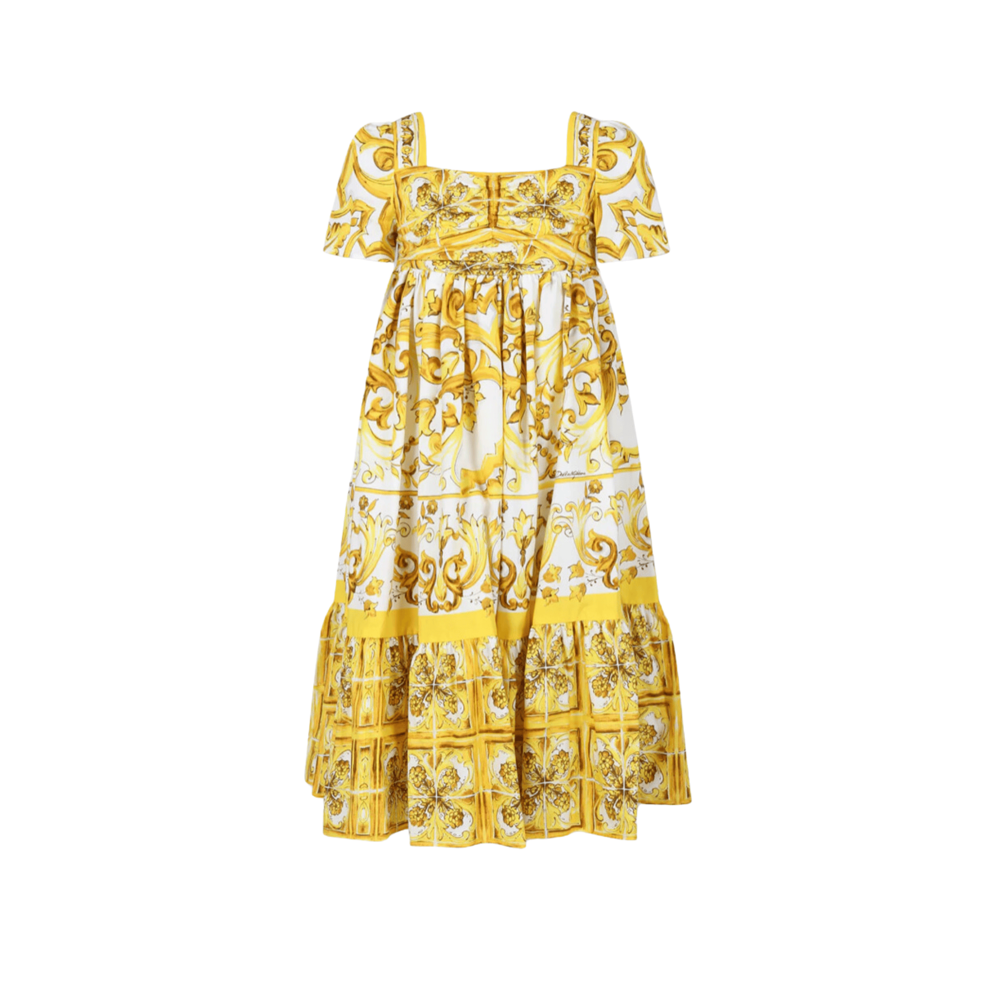 abito per bambina giallo