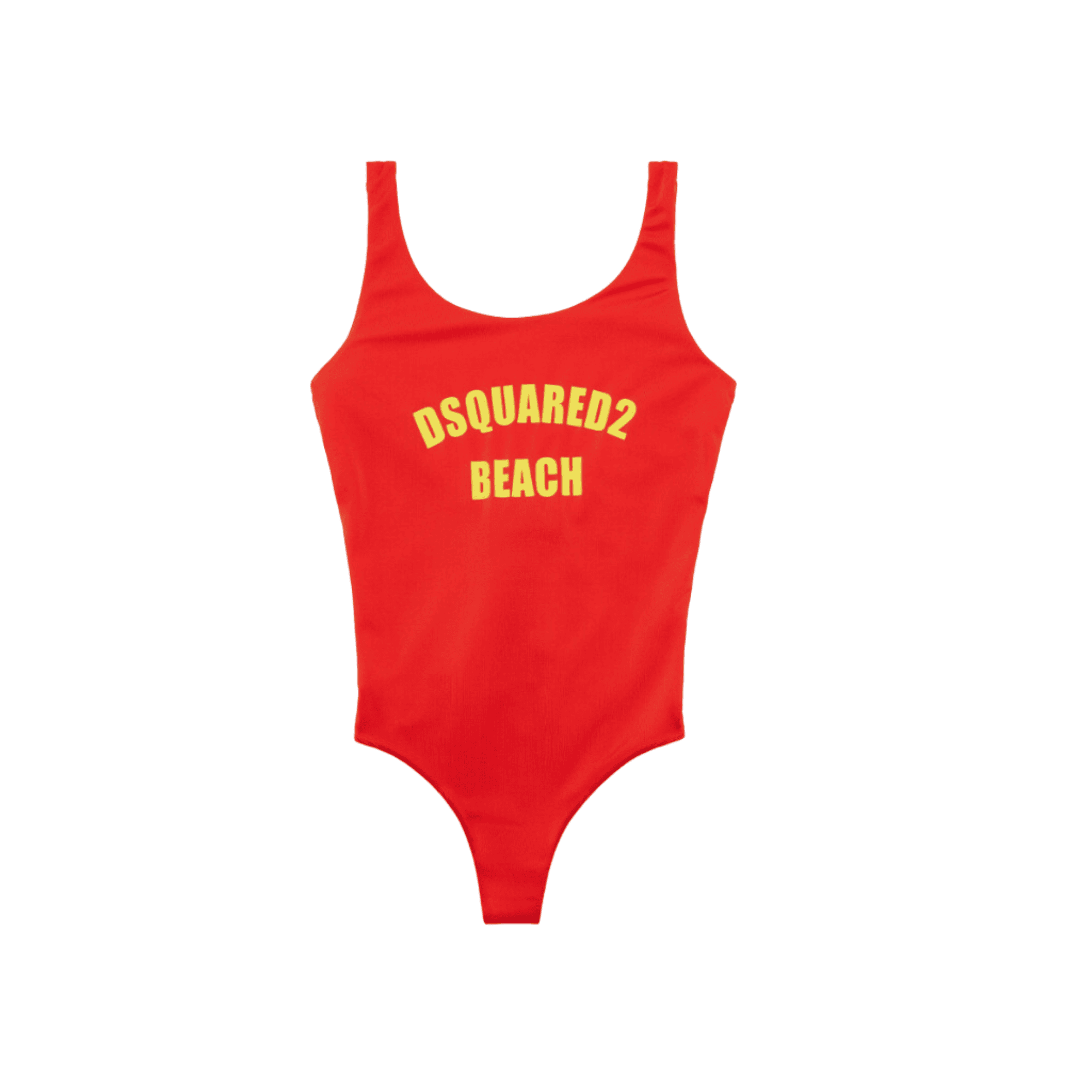 costume rosso con logo