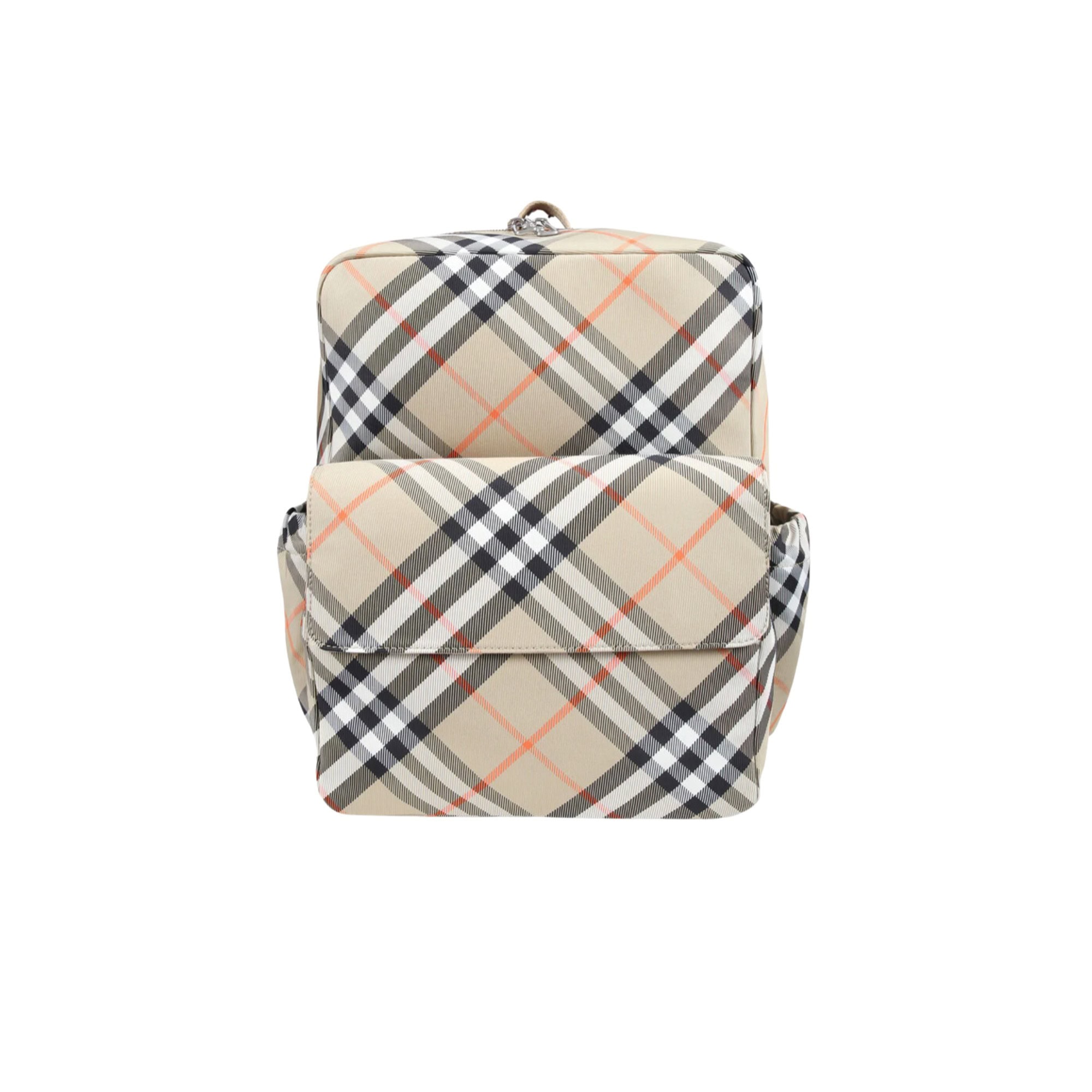zaino con print classico Burberry