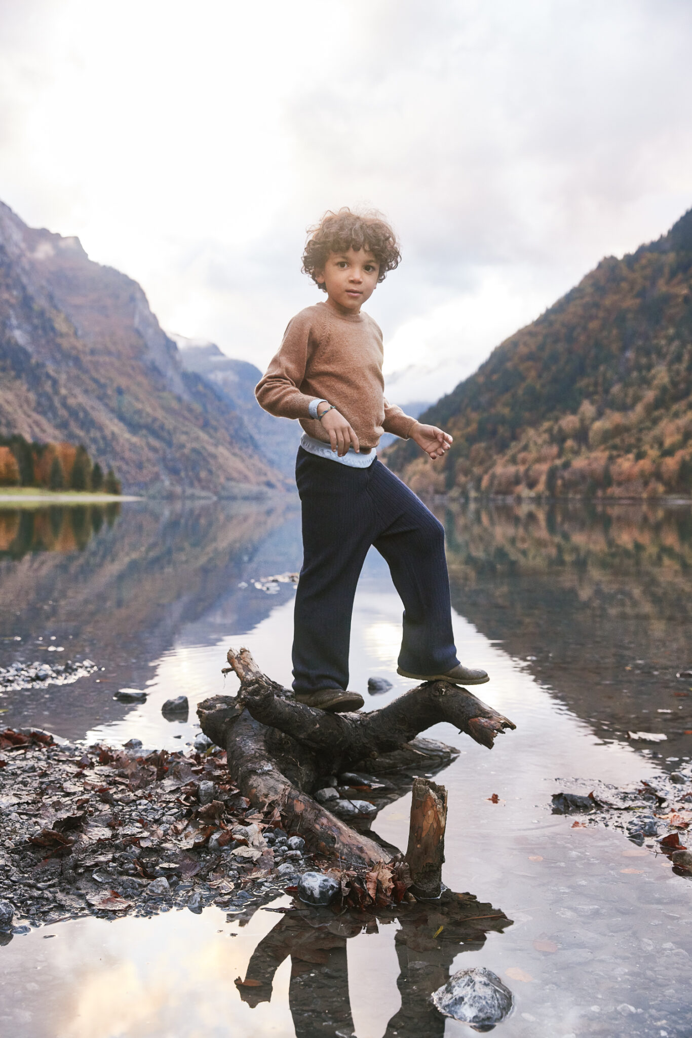 minimalisma AW24 Cashmere blouse and wool-cashmere pants