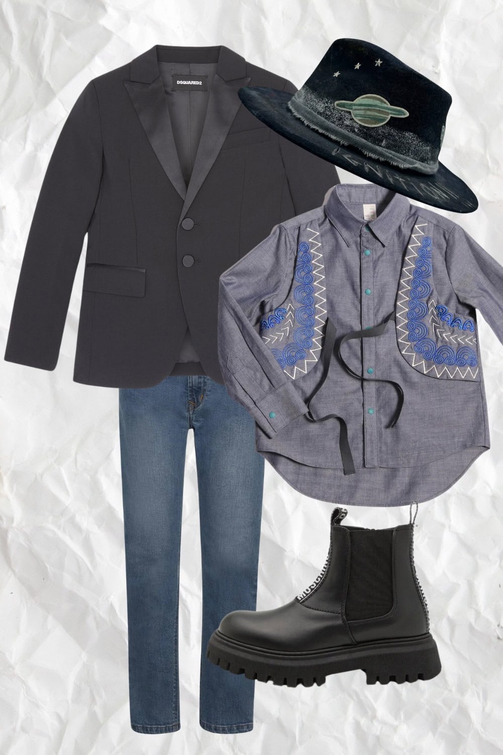 blazer styiline cowboy Scimparello