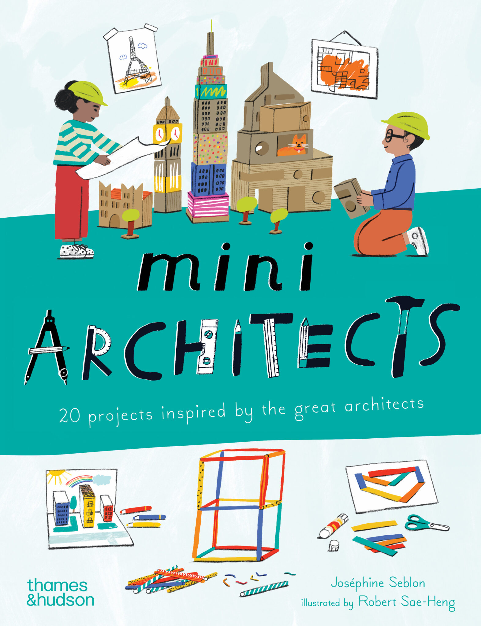 book for kids, architecture illustration, funny book