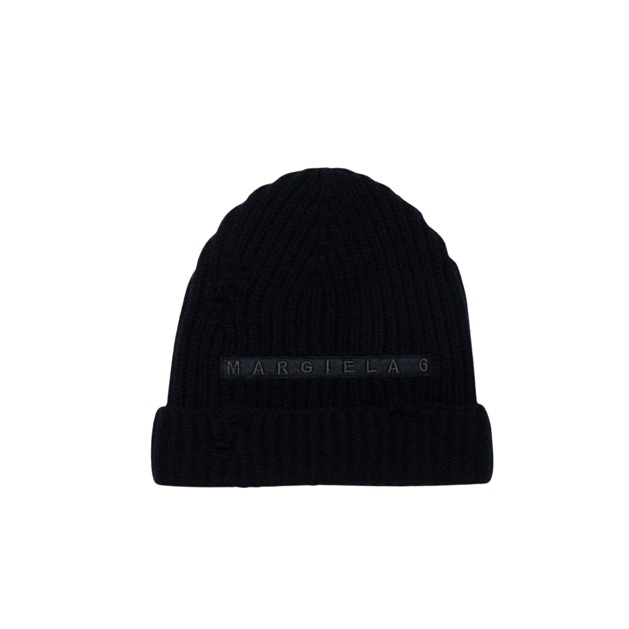 black beanie wool