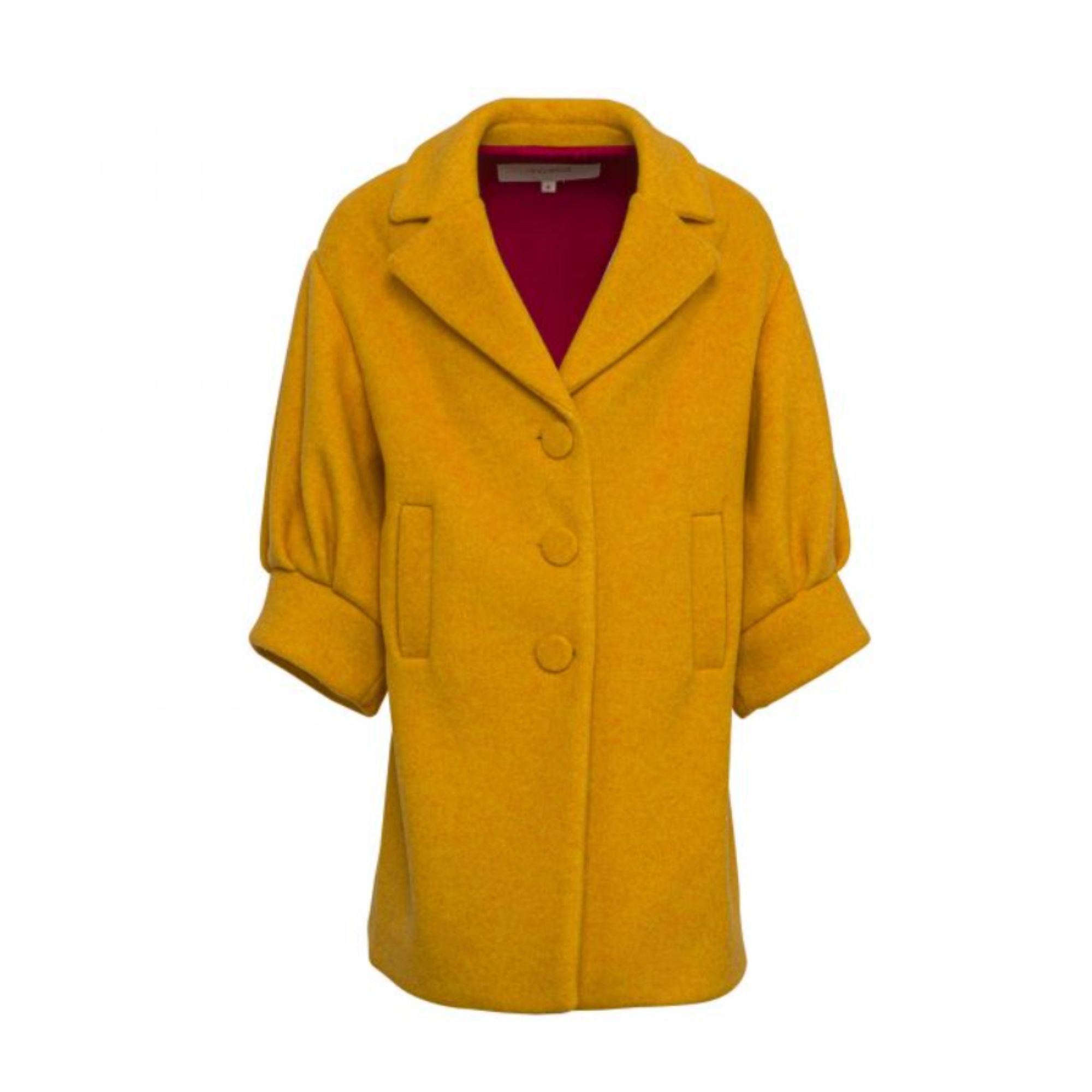 yellow coat