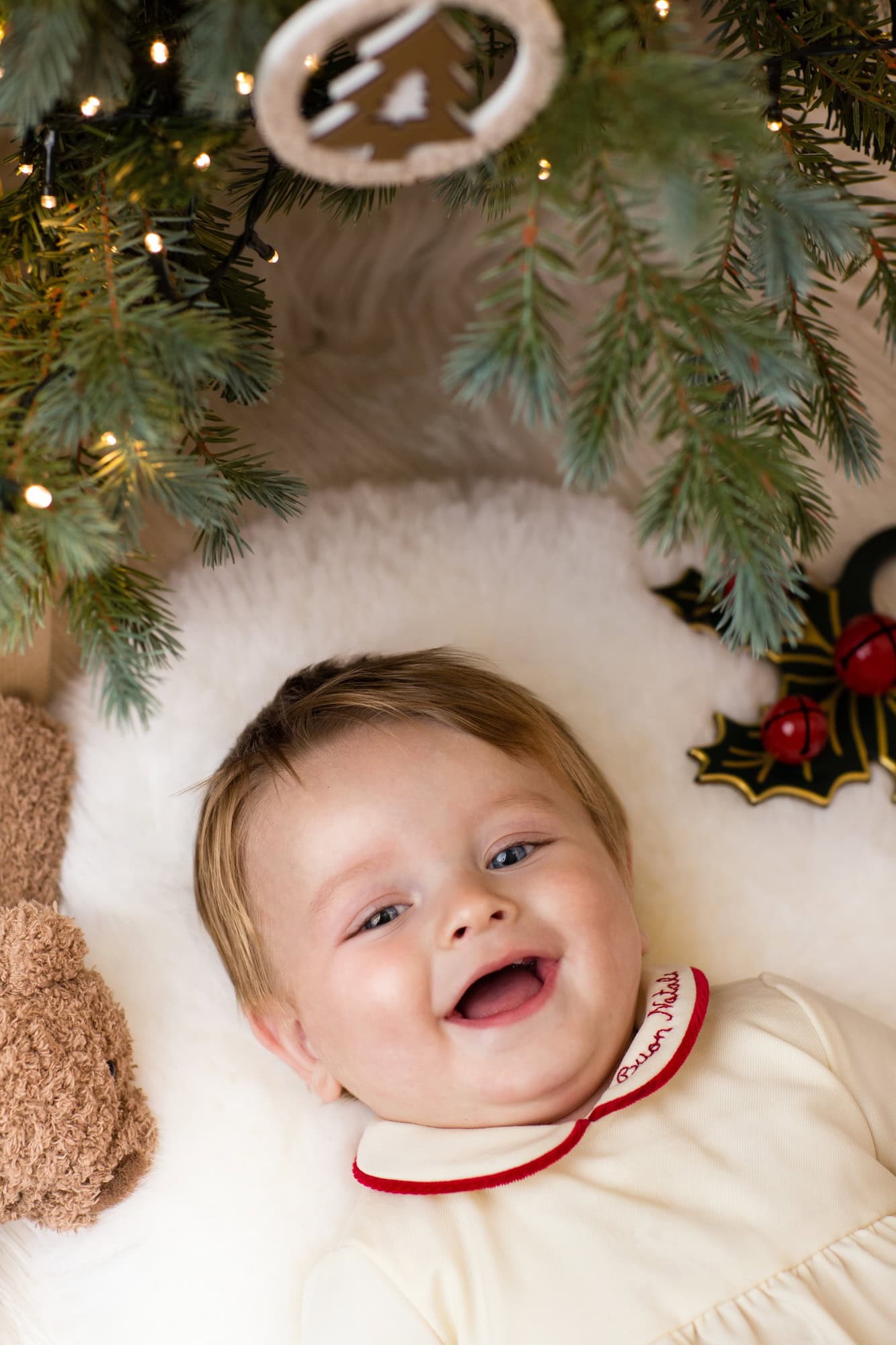 baby laugh, christmas