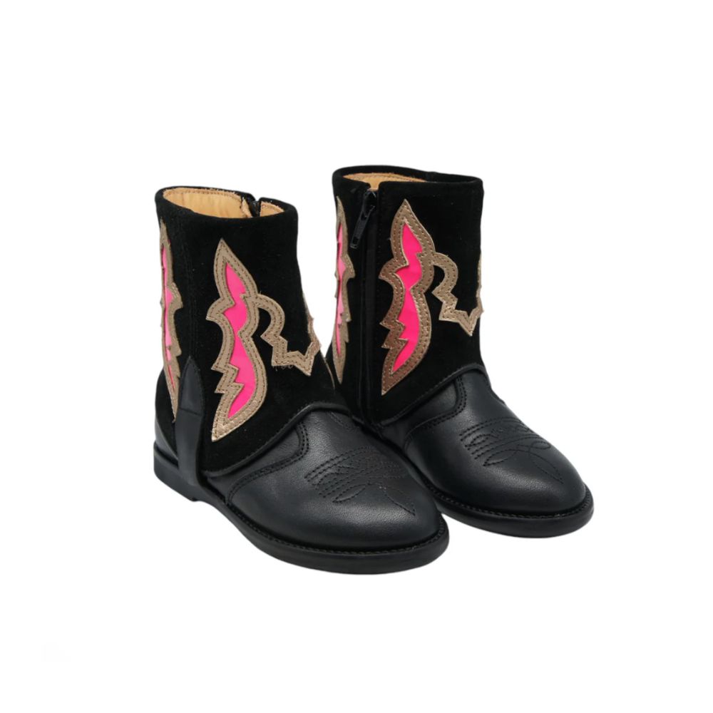 Ocra black cowboy boots