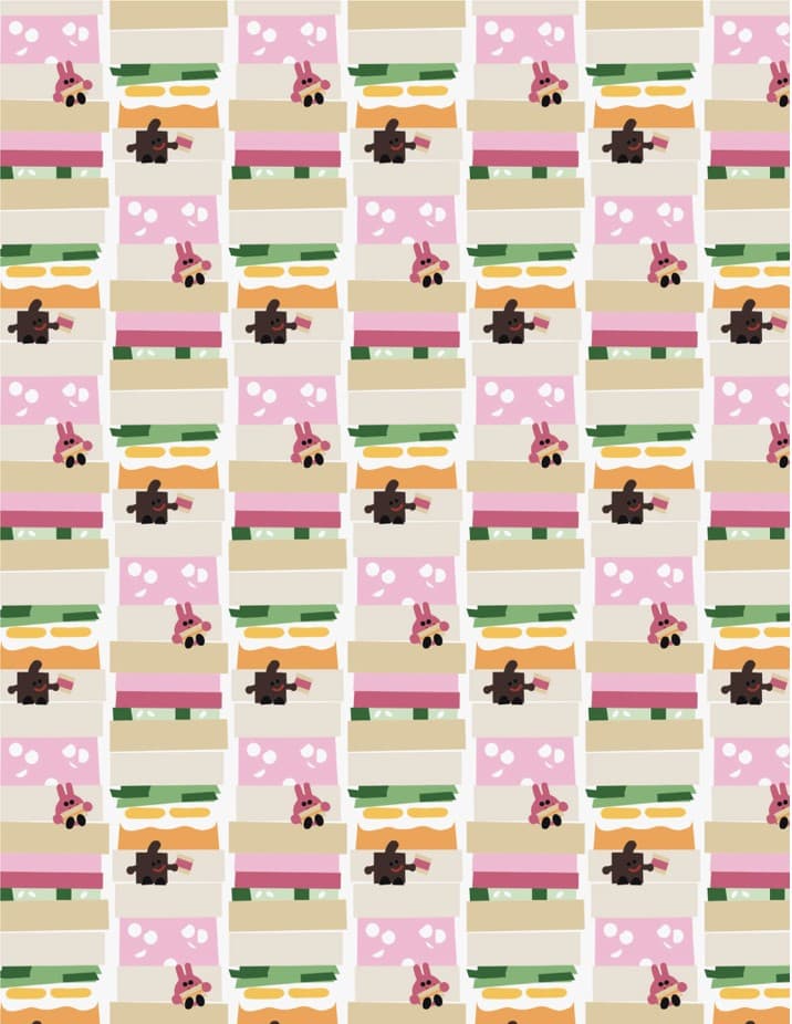 Kittybunny print Scimparello Magazine