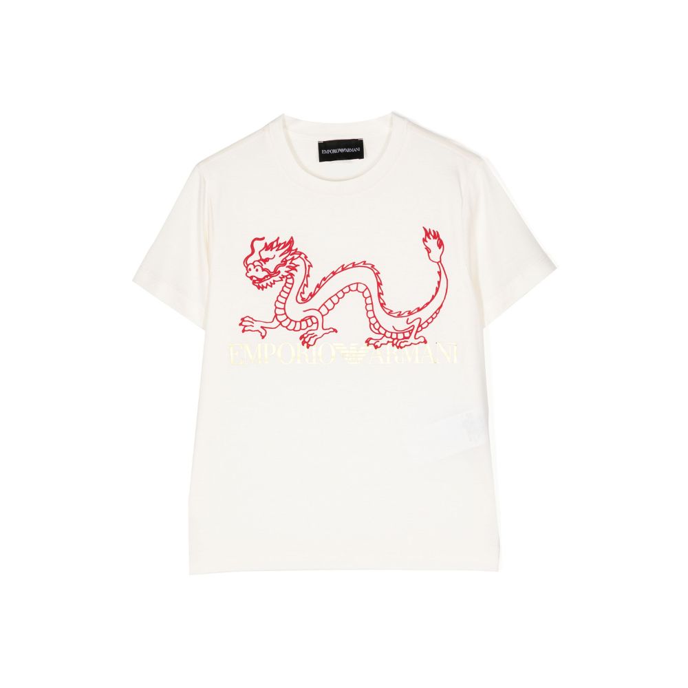 white t-shirt snake kids