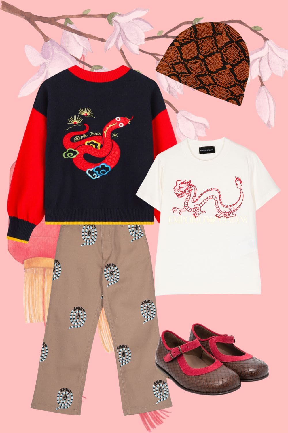 outfit dragon chinese new year kids