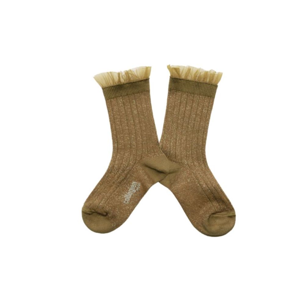 calze corte con pizzo