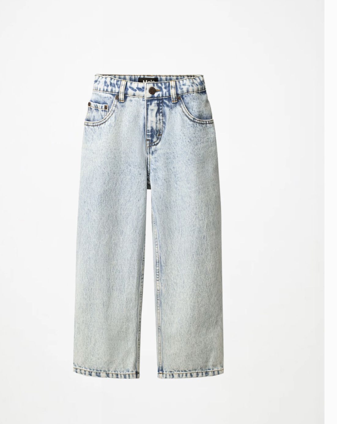 denim washed trousers