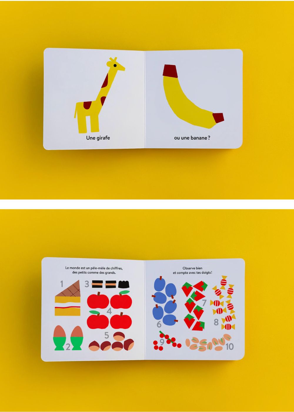 pages of the french edition of Croc Croc by Gaia Stella